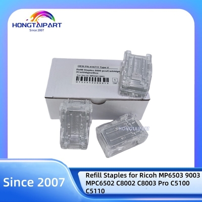 কেনা Ricoh MP6503 9003 MPC6502 C8002 C8003 Pro C5100 C5110 সামঞ্জস্যপূর্ণ স্টেপলের জন্য রিফিল স্টেপলস 416711 টাইপ ভি অনলাইন উত্পাদন