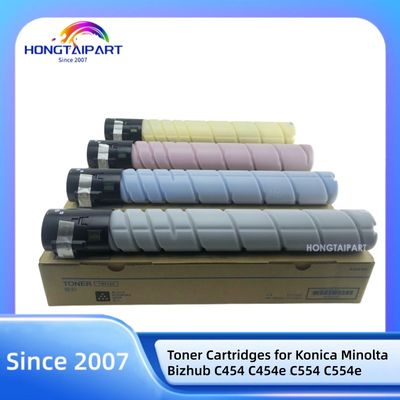 কেনা Konica Minolta Bizhub C454 C454e C554 C554e এর জন্য TN512 টোনার কার্টিজ, BK 540g ক্ষমতা সহ অনলাইন উত্পাদন