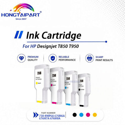 কেনা ডিজাইনজেট T850 T950 498P6A 676M6A 676M7A 676M8A এর জন্য HP 738 ইঙ্ক কার্টিজ 300ml অনলাইন উত্পাদন