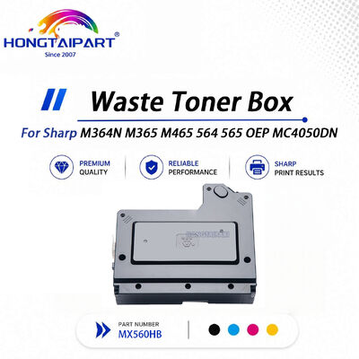 কেনা লিক-প্রুফ MX560HB বর্জ্য টোনার বক্স ধুলো-বিচ্ছিন্ন অবস্থান-ফিট শার্প M364N M365 M465 564 565 OEP MC4050DN এর জন্য সামঞ্জস্যপূর্ণ অনলাইন উত্পাদন