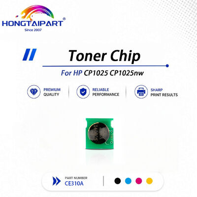 কেনা HP CP1025 CP1025nw এর জন্য সহজ রিফিল পুনর্ব্যবহারযোগ্য CE310A টোনার চিপ অনলাইন উত্পাদন