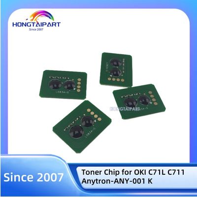 OKI C71L C711 এর জন্য উপযুক্ত টোনার চিপ, Anytron-ANY-001 K