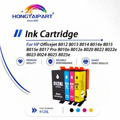 912XL সামঞ্জস্যপূর্ণ ইনক কার্ট্রিজ ফিট HP অফিসজেট প্রো 8010e 8012 8015e 8020 8025e
