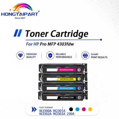 কালার টোনার কার্টিজ W2300A- W2303A HP MFP 4303fdw প্রিন্টারের সাথে সামঞ্জস্যপূর্ণ