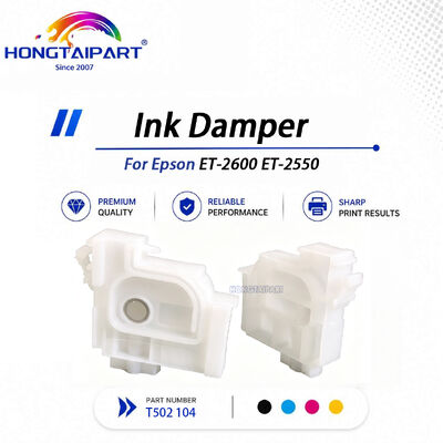 ET-2600 ET-2550 প্রিন্টারের জন্য মসৃণ কালি সরবরাহ লিক-প্রুফ সামঞ্জস্যপূর্ণ Epson কালি ড্যাম্পার T502 104