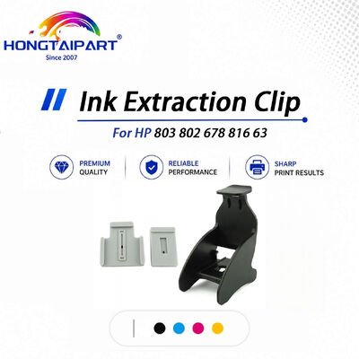 Leak-proof Ink Extraction Clip Quick Unclog Compatible For HP 803 802 678 816 63 Ink Cartridge