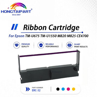 Epson TM-U675 TM-U1550 M820 M825 CE4700 এর জন্য স্মাজ-প্রুফ ERC-32 রিবন কার্টিজ ক্রিস্প ইমপ্রিন্ট সামঞ্জস্যপূর্ণ