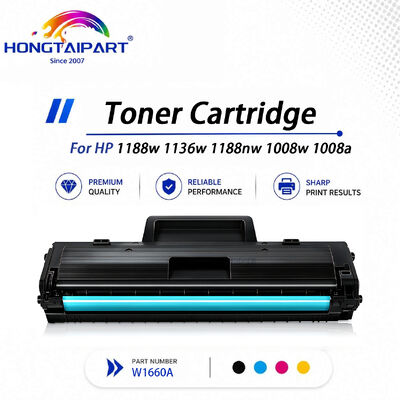 ক্লিয়ার টেক্সট হাই কম্প্যাটিবিলিটি HP W1660A টোনার কার্টিজ 1188w 1136w 1188nw 1008w 1008a প্রিন্টারের জন্য