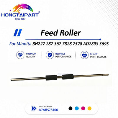 কোনিকা মিনোল্টা BH227 287 367 7828 7528 AD289S 369S-এর জন্য টেকসই অ্যান্টি-স্লিপ পেপার এক্সিট পিকআপ রোলার