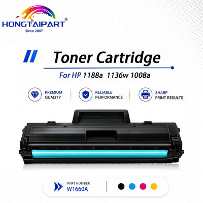 ক্লিয়ার টেক্সট হাই কম্প্যাটিবিলিটি HP W1660A টোনার কার্টিজ 1188w 1136w 1188nw 1008w 1008a প্রিন্টারের জন্য