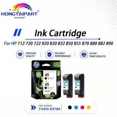 HP 712 720 722 820 830 832 850 855 870 880 882 890 এর জন্য স্থিতিশীল 51645A B3F38A কালি কার্টিজ