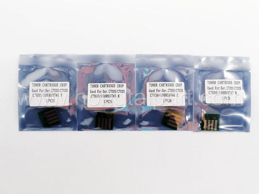 জেরক্স C7020 C7025 C7030 (106R03745 106R03746 106R03747 106R03748) এর জন্য টোনার কার্টিজ চিপ