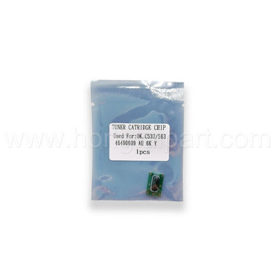 OKI C532DN MC573DN 6K 46490610 46490611 46490609 46490612 চিপ রিসেট টোনার চিপ কোনিকা মিনোল্টার জন্য টোনার কার্টিজ চিপ